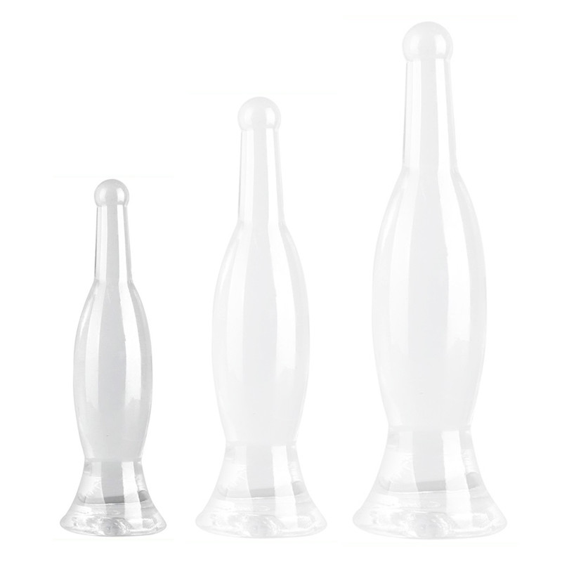 ClearlyHorny Plug transparent Bottle S 18 x 4.5cm